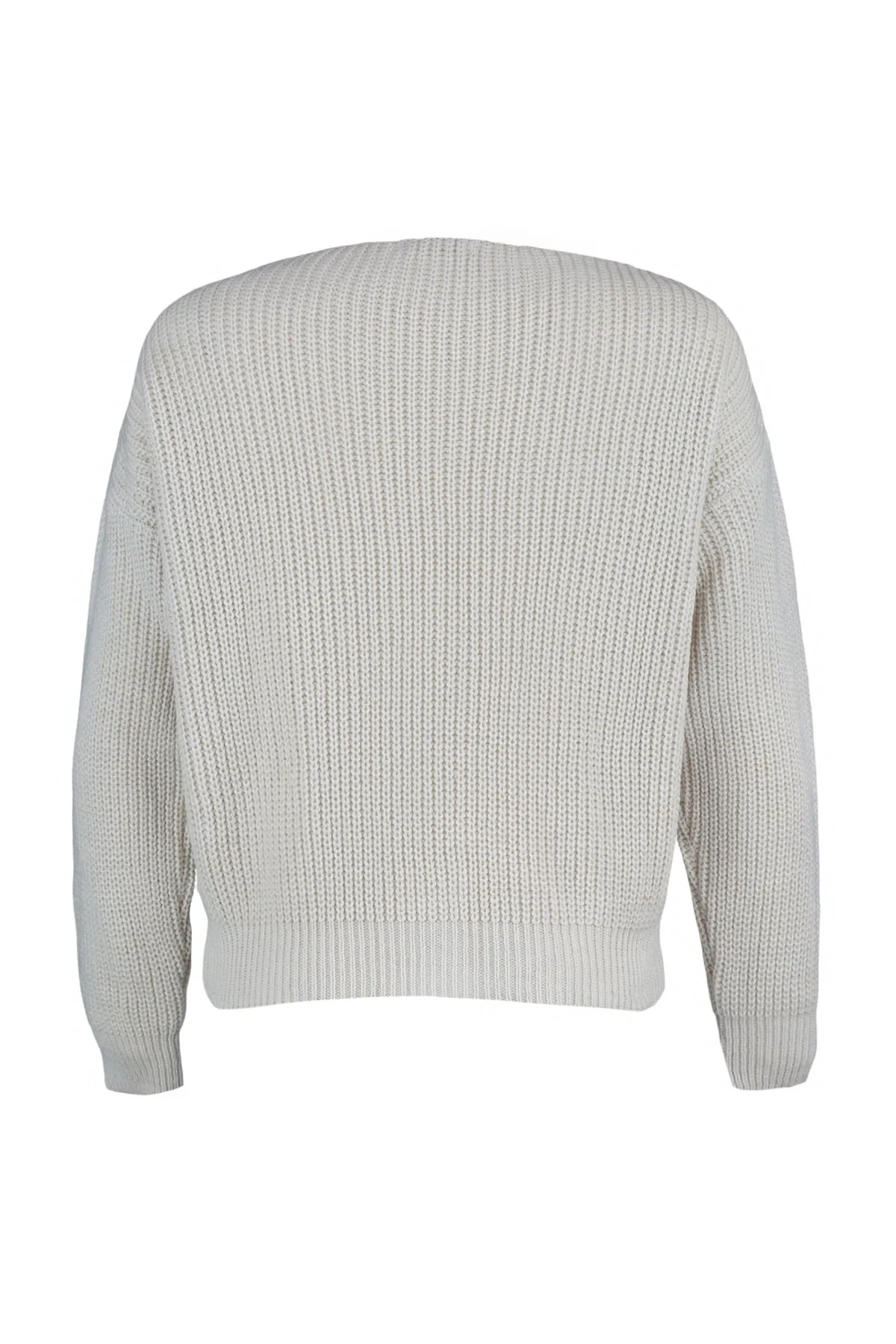 Trendyol Collection  Strickjacke mit Steinknopfdetail