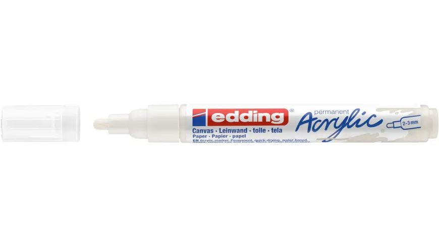 edding Acrylmarker 5100 medium verkehrsweiss verkehrsweiß
