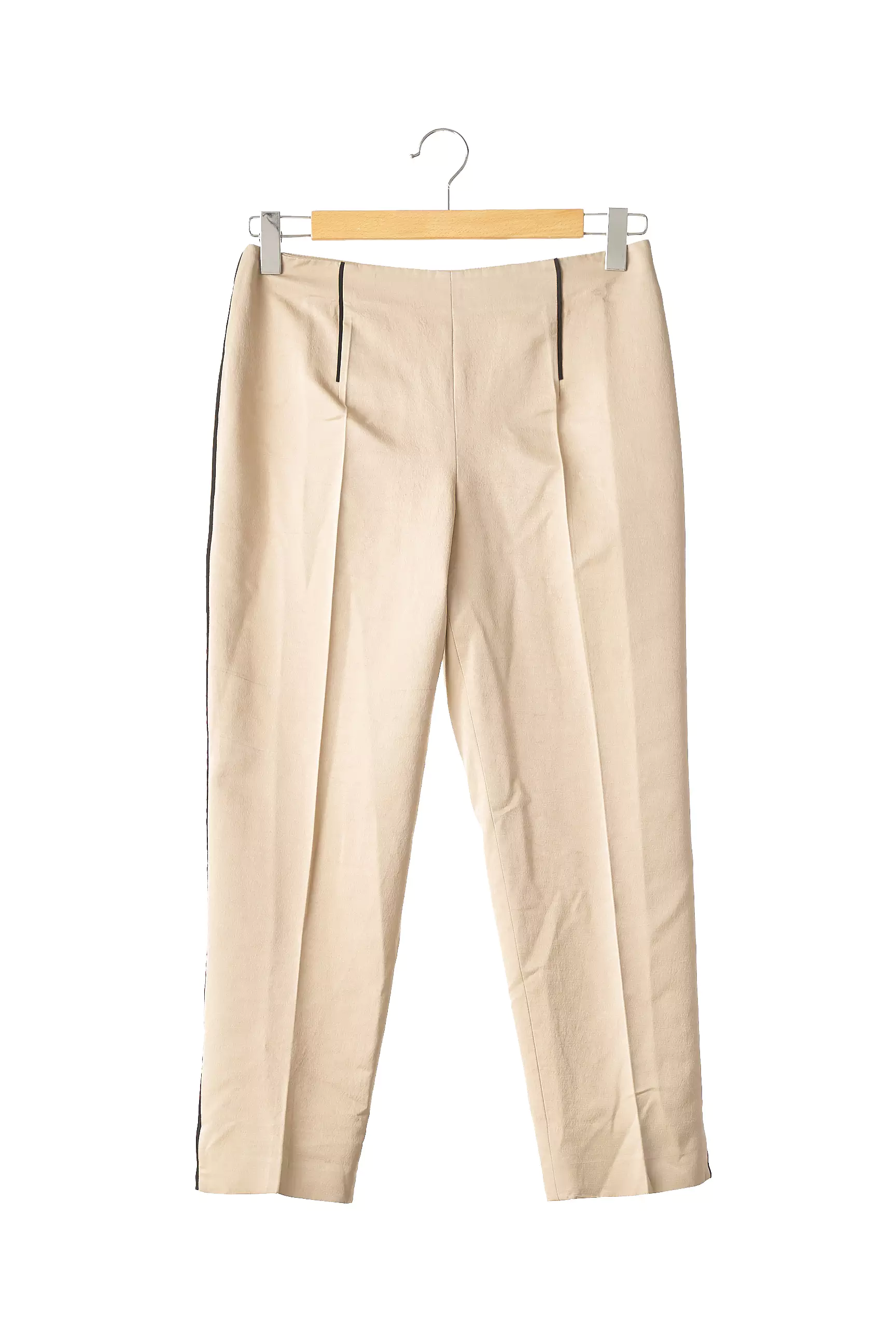 Prada Pantalon7 8 Femme couleur beige