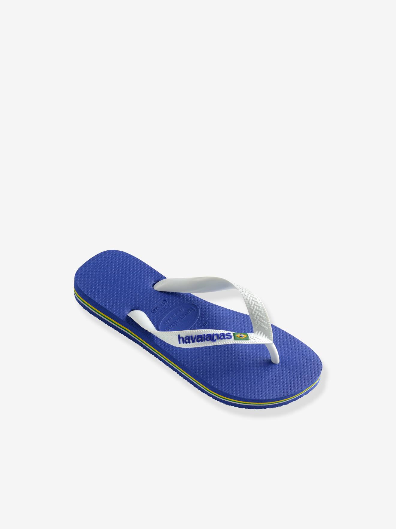 Tongs enfant Brasil logo HAVAÏANAS rose