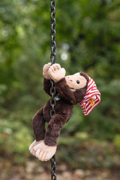 Scotty Schlenker-Affe, 28 cm, braun