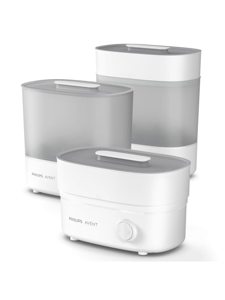 Philips Avent 8-tlg. Starter-Set inkl. Dampfsterilisator 2-in-1   in weiss günstig kaufen onesize