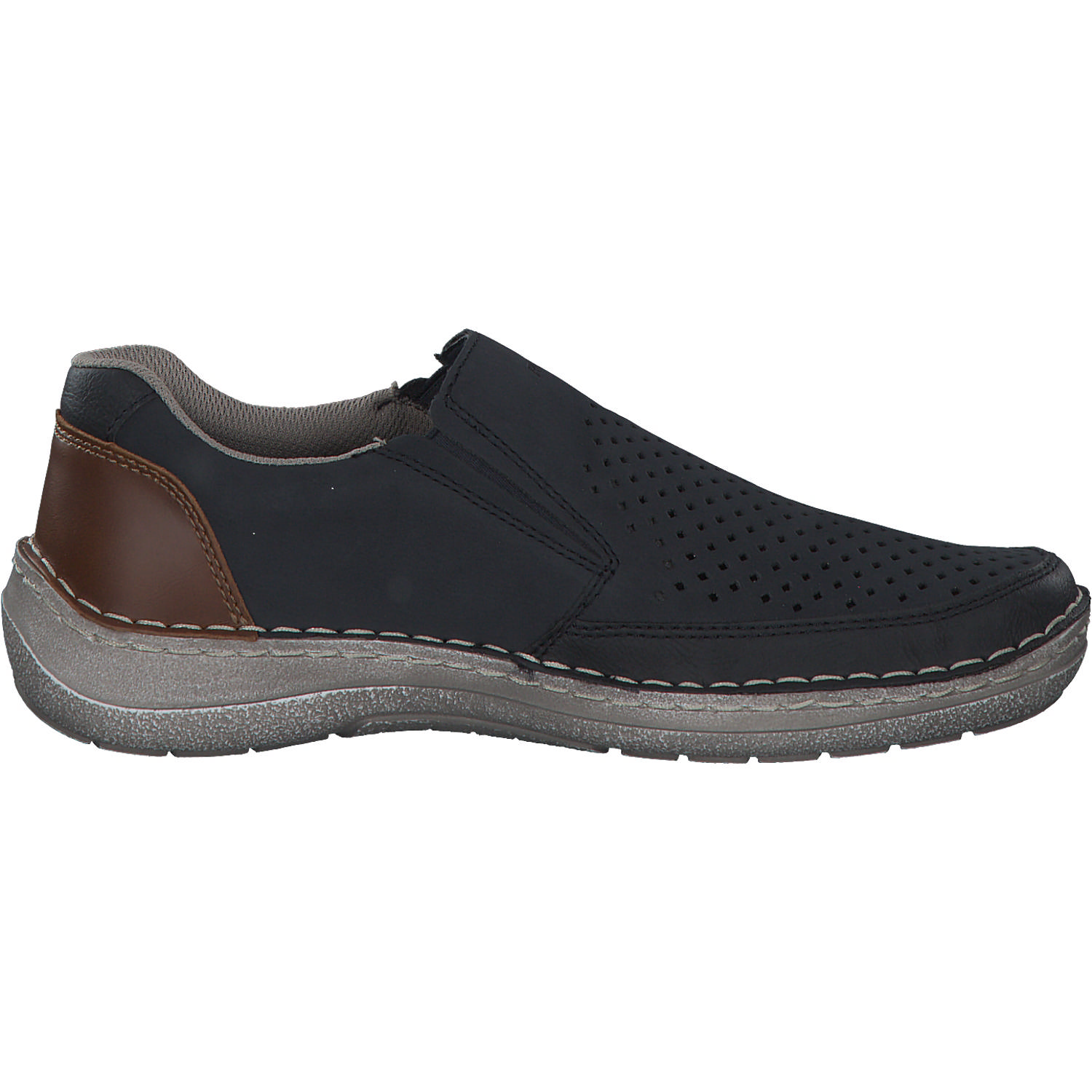 Rieker 03079, Slipper, Herren, ozean/pazifik/amaretto
