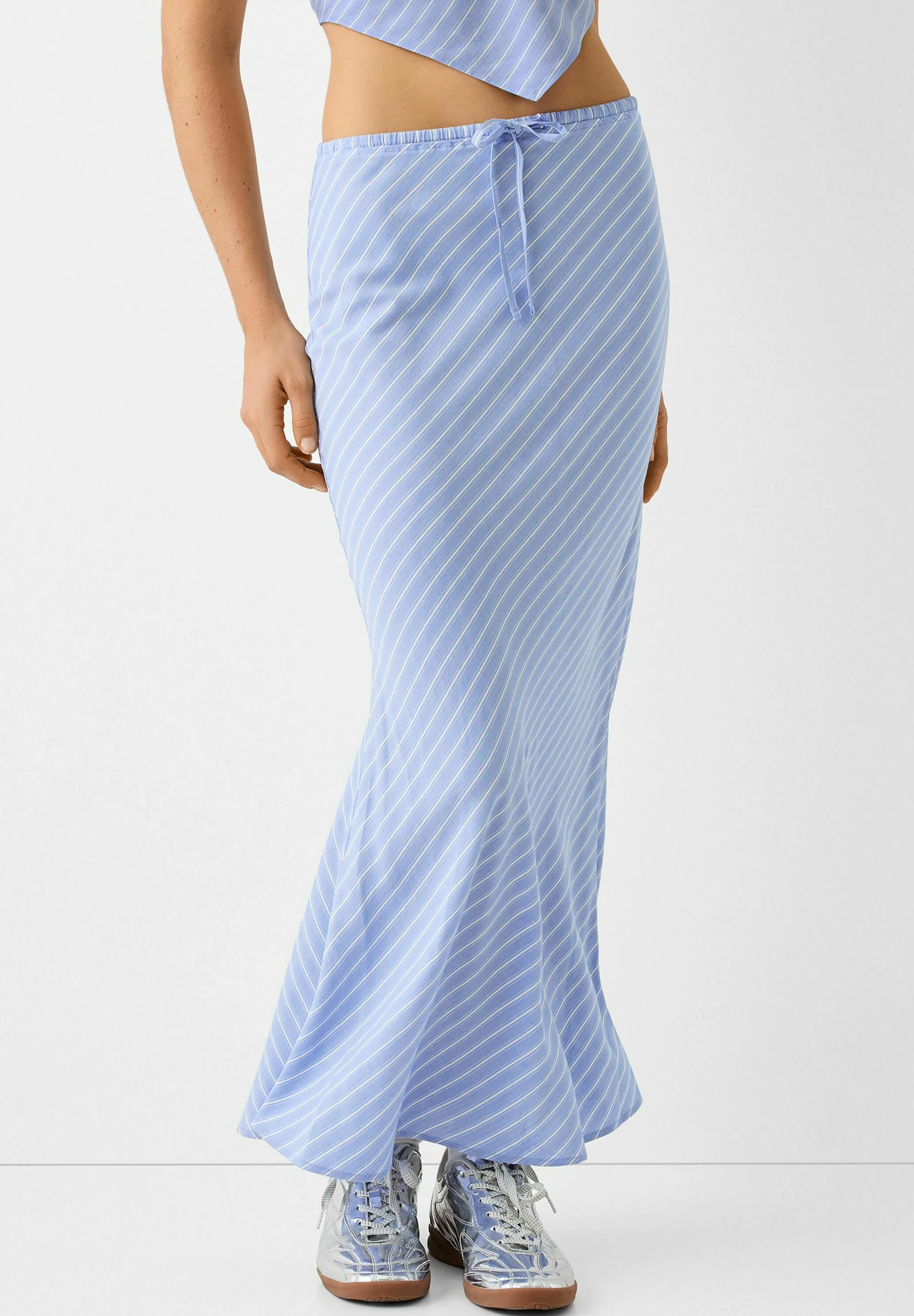 Bershka RAYAS - Falda larga