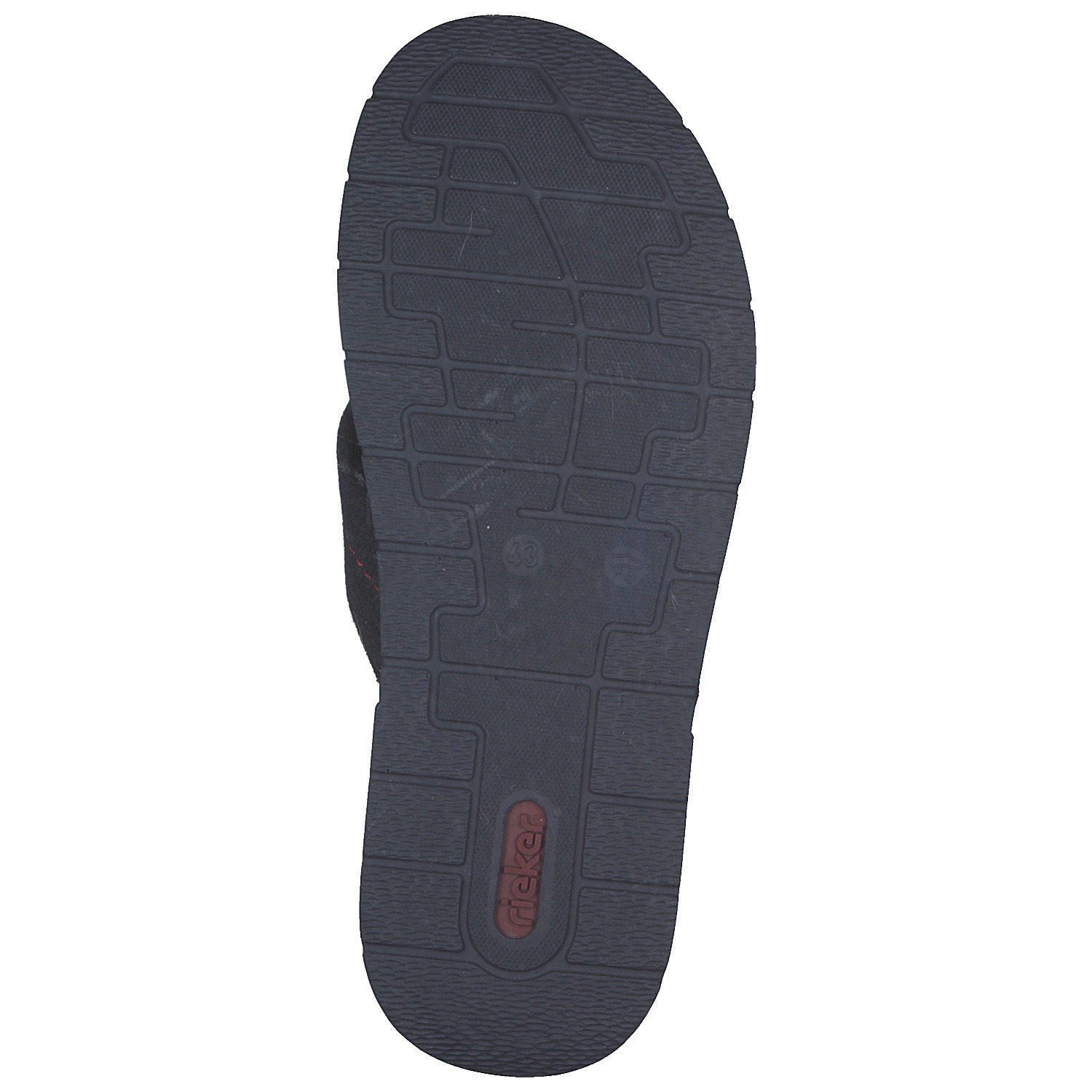 Rieker 21280, Zehentrenner, Herren, Blau