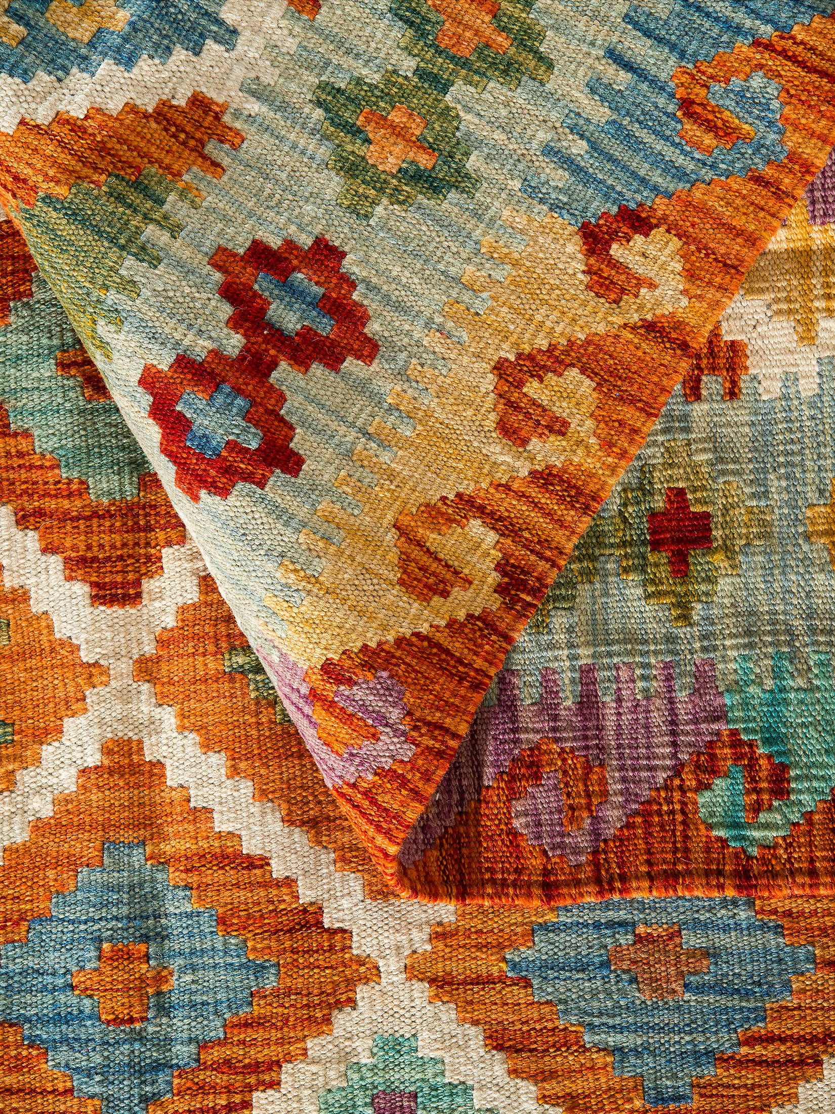 Afghan Kelim ca. 150 x 196 cm, Unikat / Einzelstück