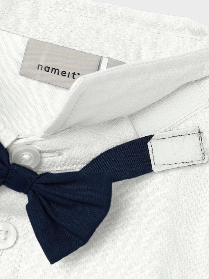 name it Hemdbody mit Fliege NBMDEMOLLE SHIRTBODY in bright white günstig kaufen 50