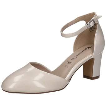 Tamaris Spangenpumps in weiß