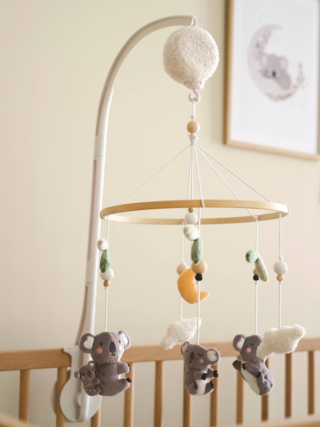 Vertbaudet Baby Musikmobile KOALA - grau