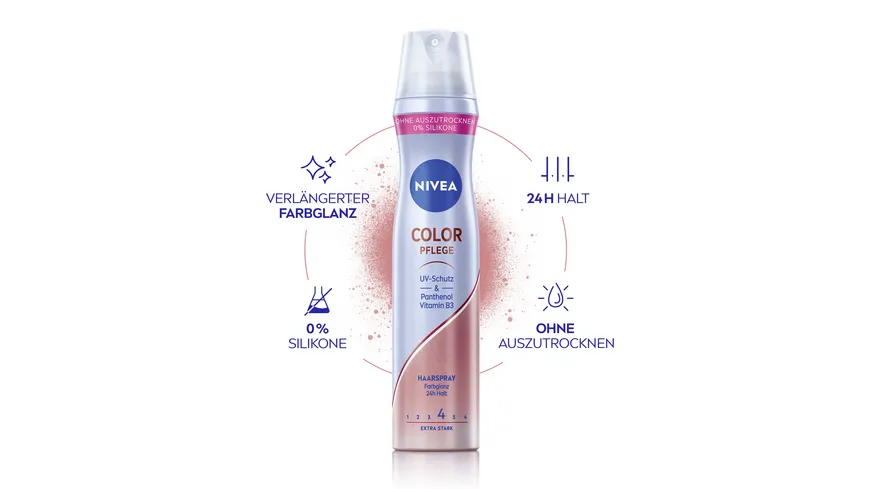 NIVEA Color Pflege Haarspray Extra Stark 250 ml