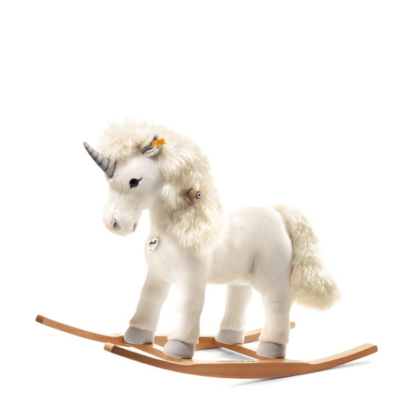 Schaukelpferd Starly Einhorn, 70 cm, weiß