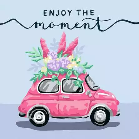 CreArt Enjoy the moment - Malen nach Zahlen für Erwachsene