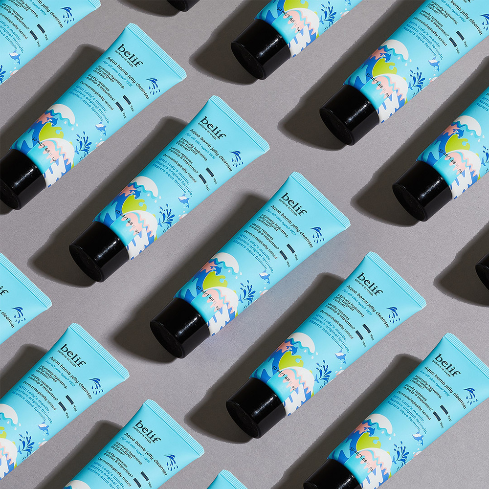 belif AQUA BOMB JELLY CLEANSER Mini Nettoyant