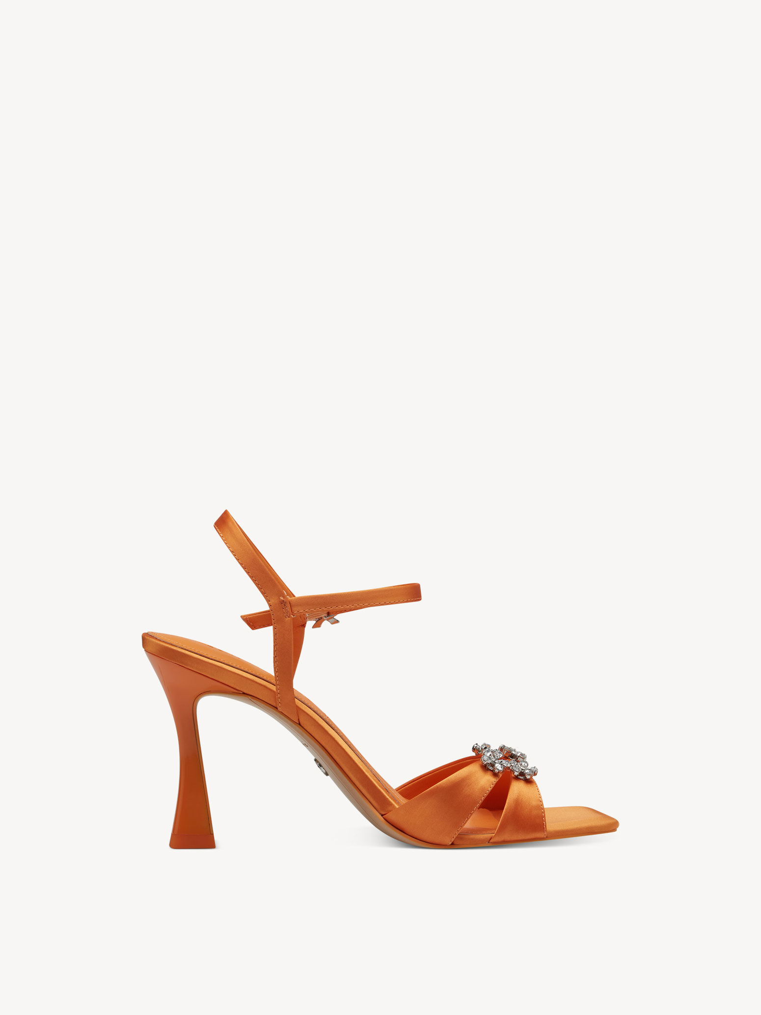 Sandale à talon - orange