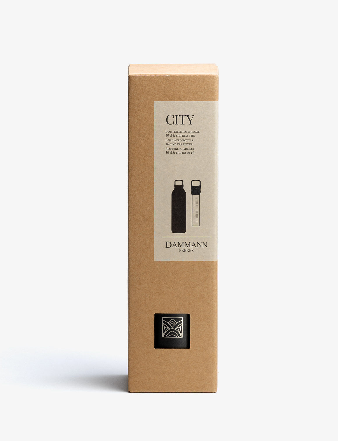 City bouteille isotherme  Noire