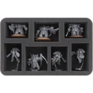 Feldherr Schaumstoffeinlage für Astra Militarum - 7 Fächer