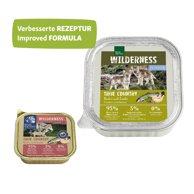 REAL NATURE Hundenassfutter REAL NATURE WILDERNESS True Country Junior 16x100g