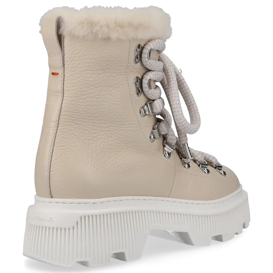 Santoni - Stiefeletten 61037 Kalbsleder - grau