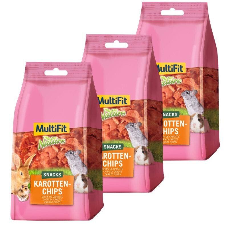 MultiFit Snacks MultiFit Nature snacks Karottenchips 100g