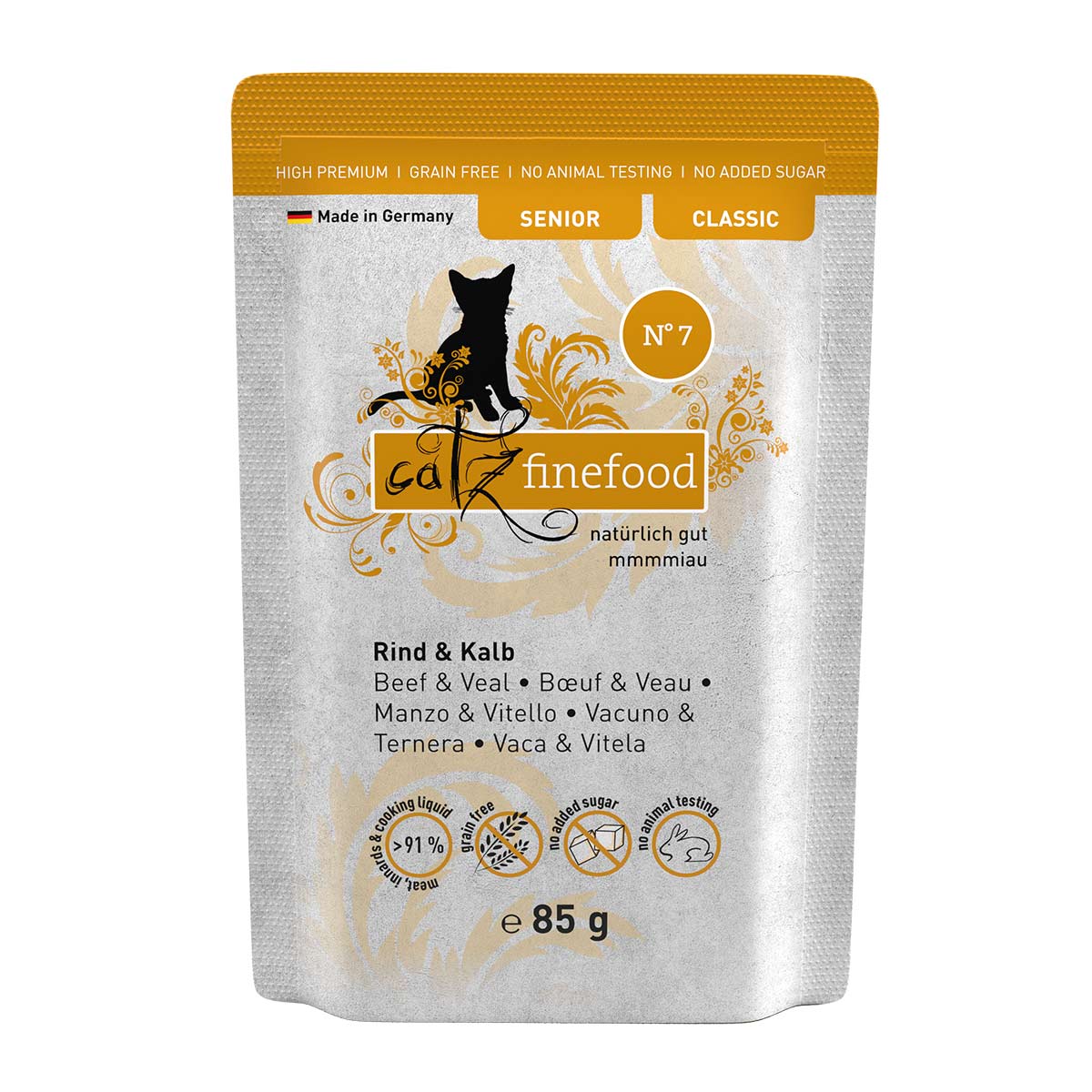 catz finefood Senior No.07 Rind & Kalb kaufen bei ZooRoyal