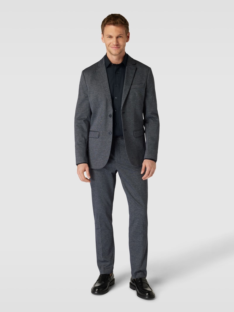 Modern Fit Business-Hemd mit Kentkragen Modell 'Global' in schwarz