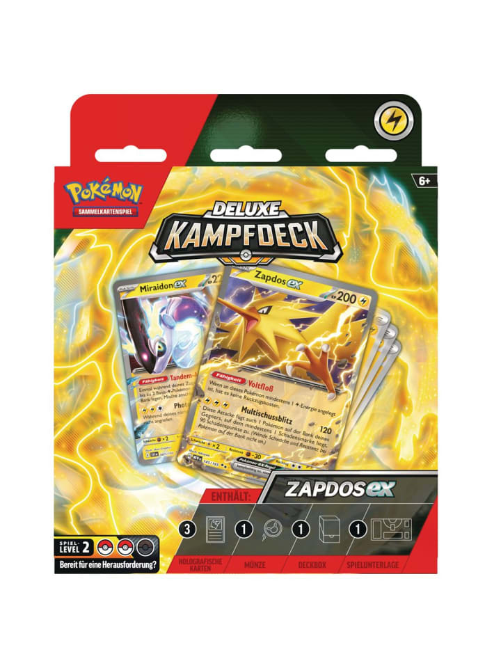 Pokémon Zapdos | Deluxe Kampf-Deck | Pokemon | Sammel-Karten deutsch günstig kaufen onesize
