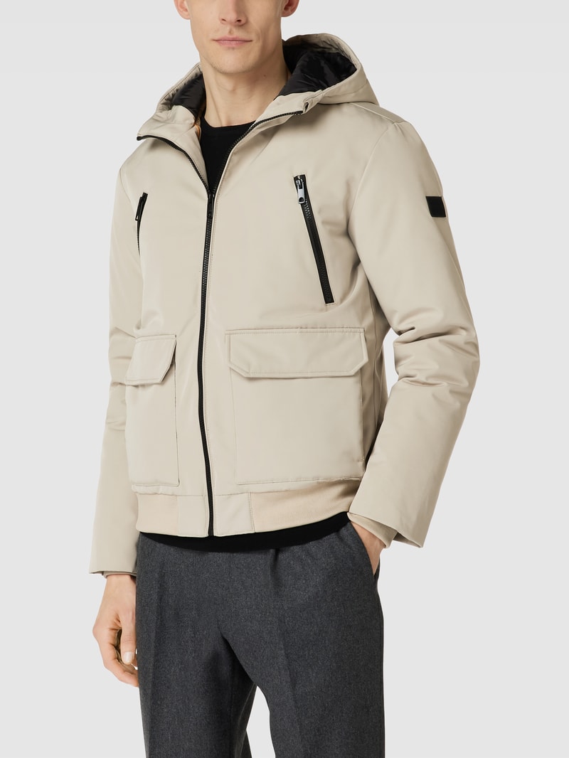 Parka mit Pattentaschen in kitt