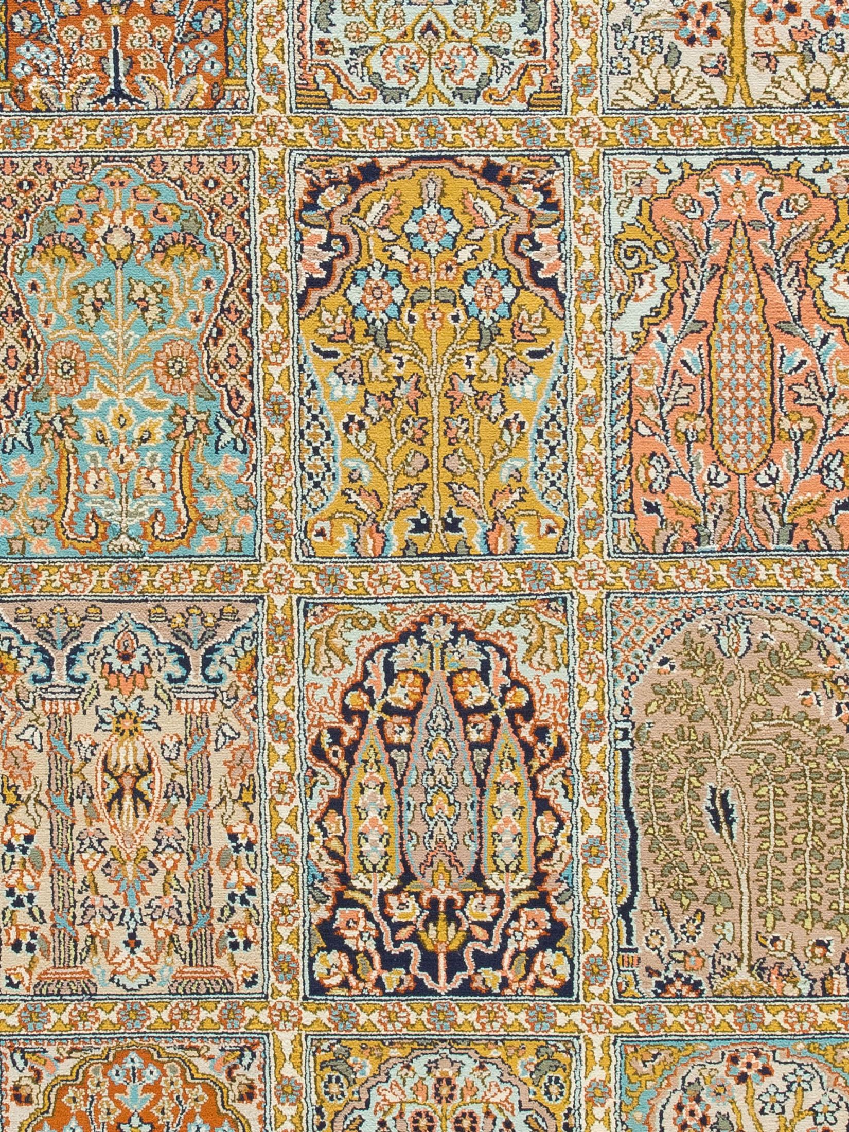 Kaschmir Seide 18/18 ca. 215 x 307 cm, Unikat / Einzelstück