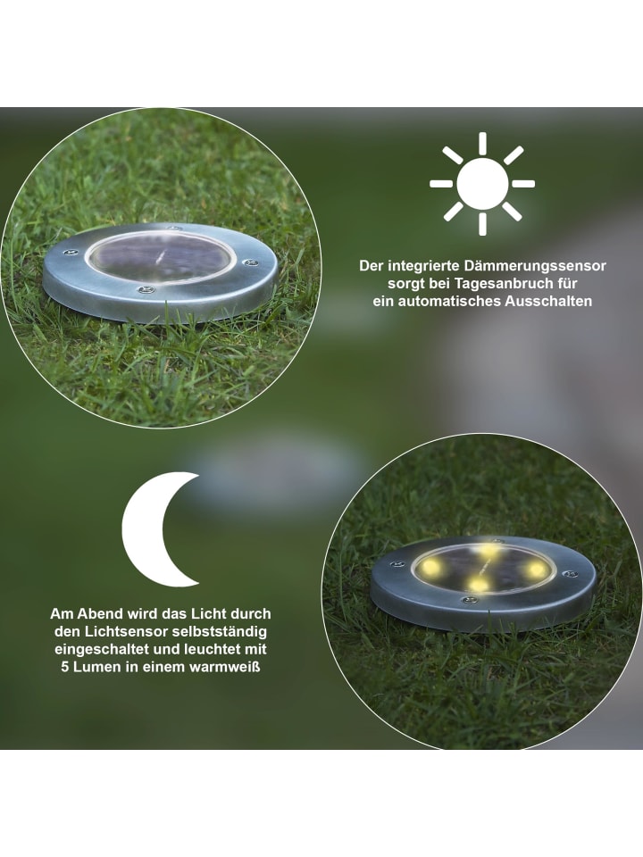 STAR Trading Solar-Bodenleuchte Lawnlight 3er Set günstig kaufen onesize