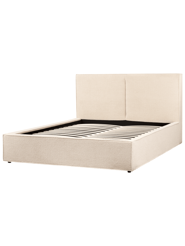 Beliani Doppelbett MOISSAC in Beige - (W) 177 x (H) 108 x (L) 224 cm günstig kaufen onesize