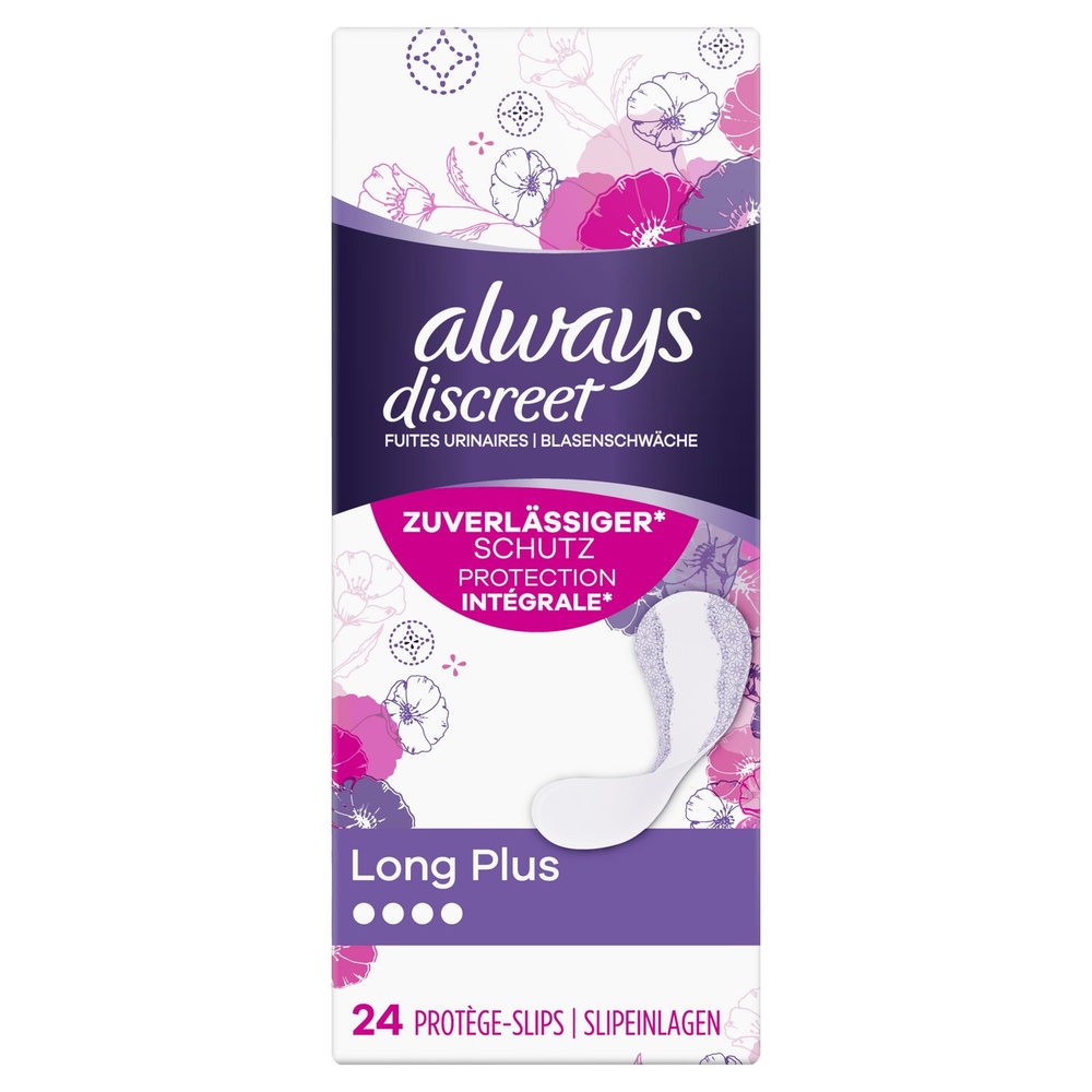 always Always Discreet + Protège-Slip Fuite Urinaire Protège-Slips Pour Fuites Urinaires