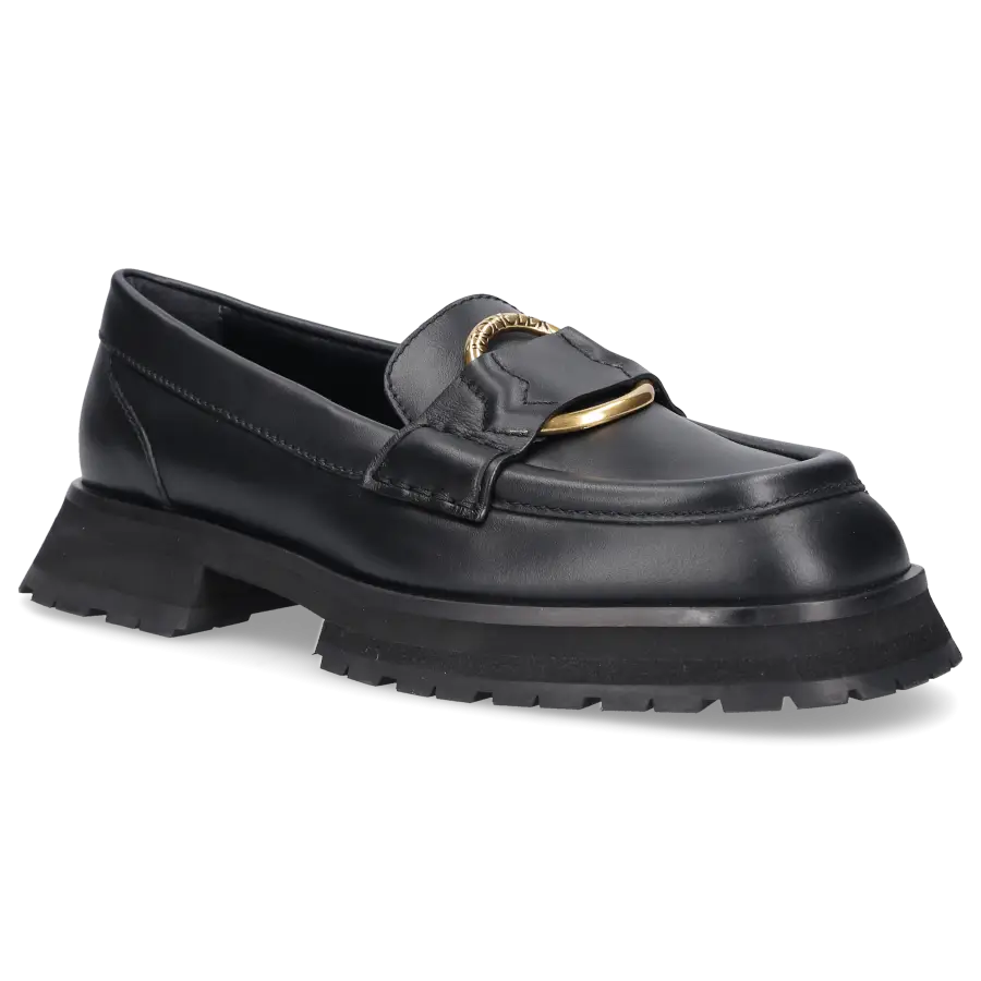 Moncler - Loafer BELL Kalbsleder - schwarz