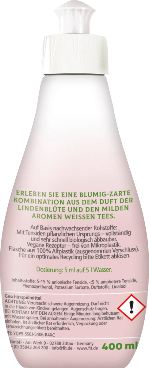 Spülmittel Lindenblüte & weißer Tee, 400 ml