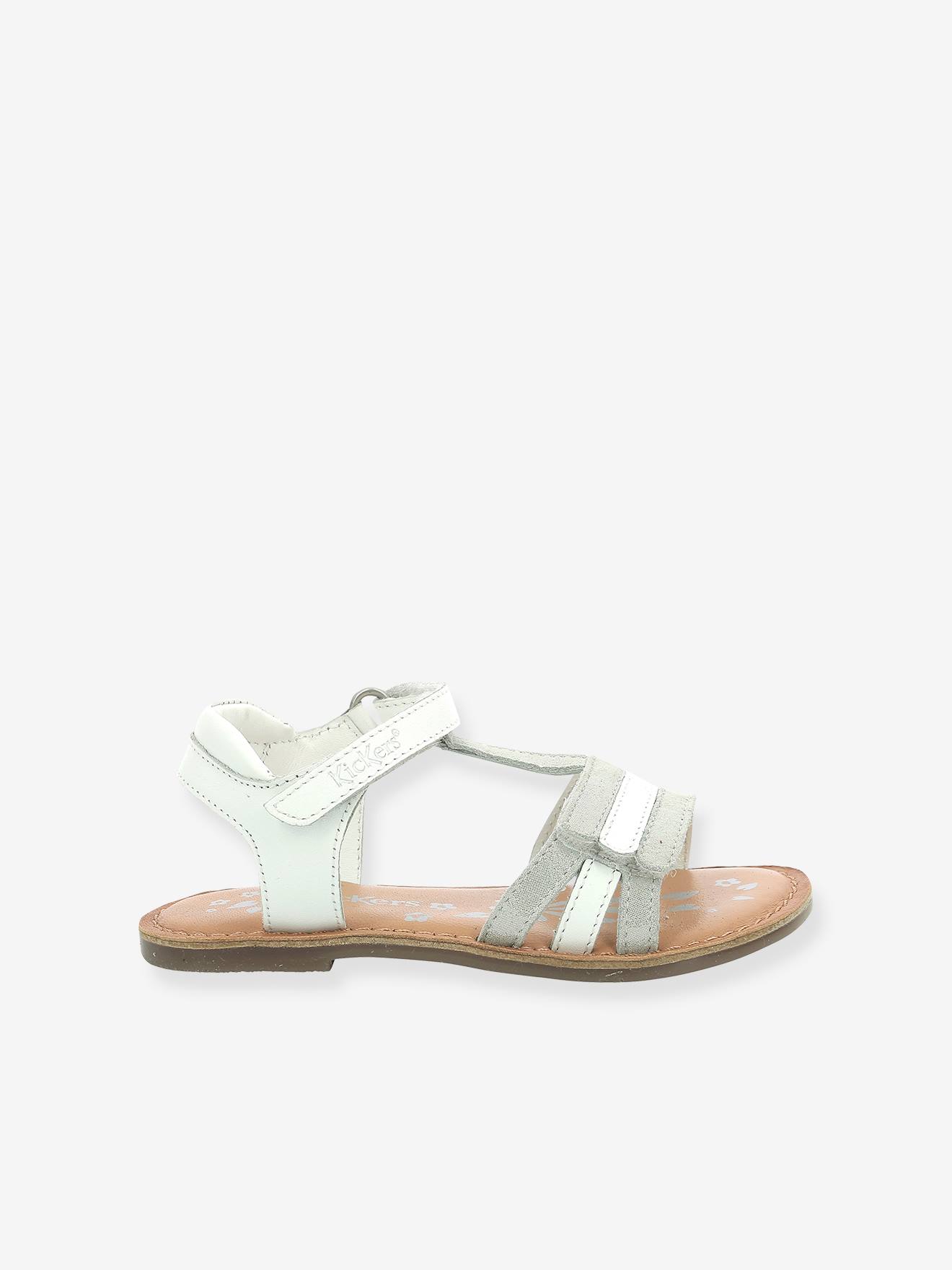 Sandales cuir fille Diamanto Diva KICKERS® or