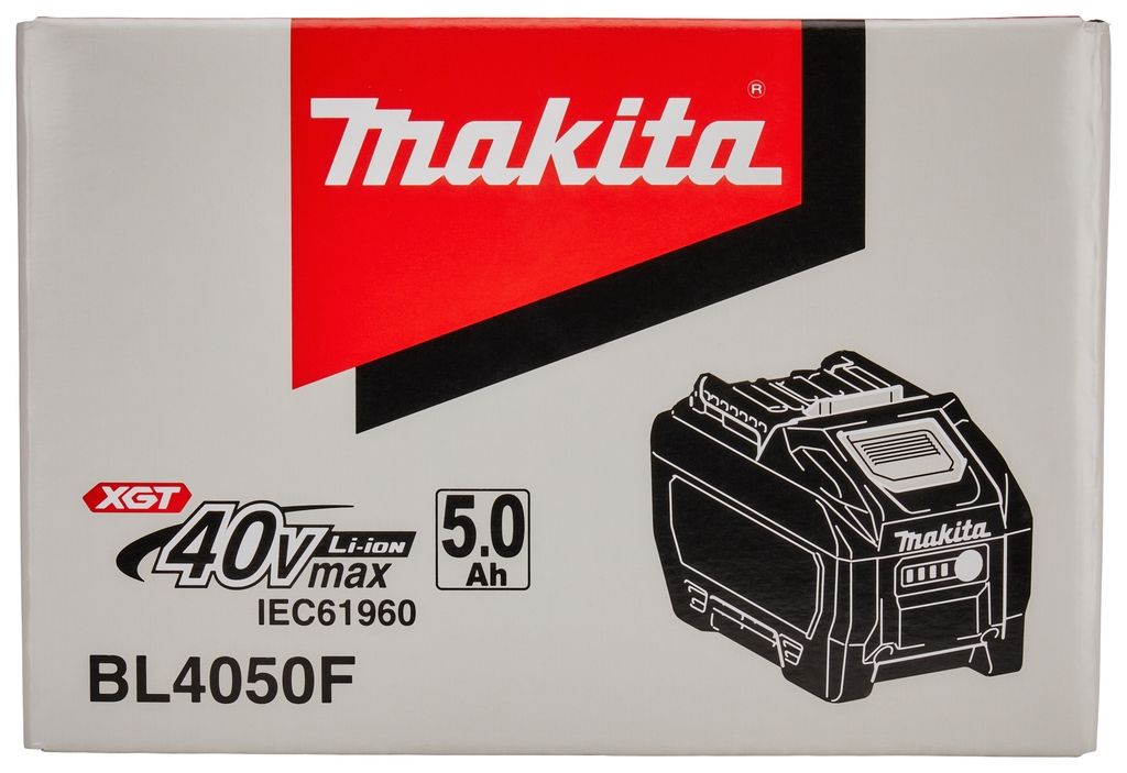 Makita Tilbehør 191L47-8 Akku BL4050F XGT 40V Max 5.0Ah Li-Ion