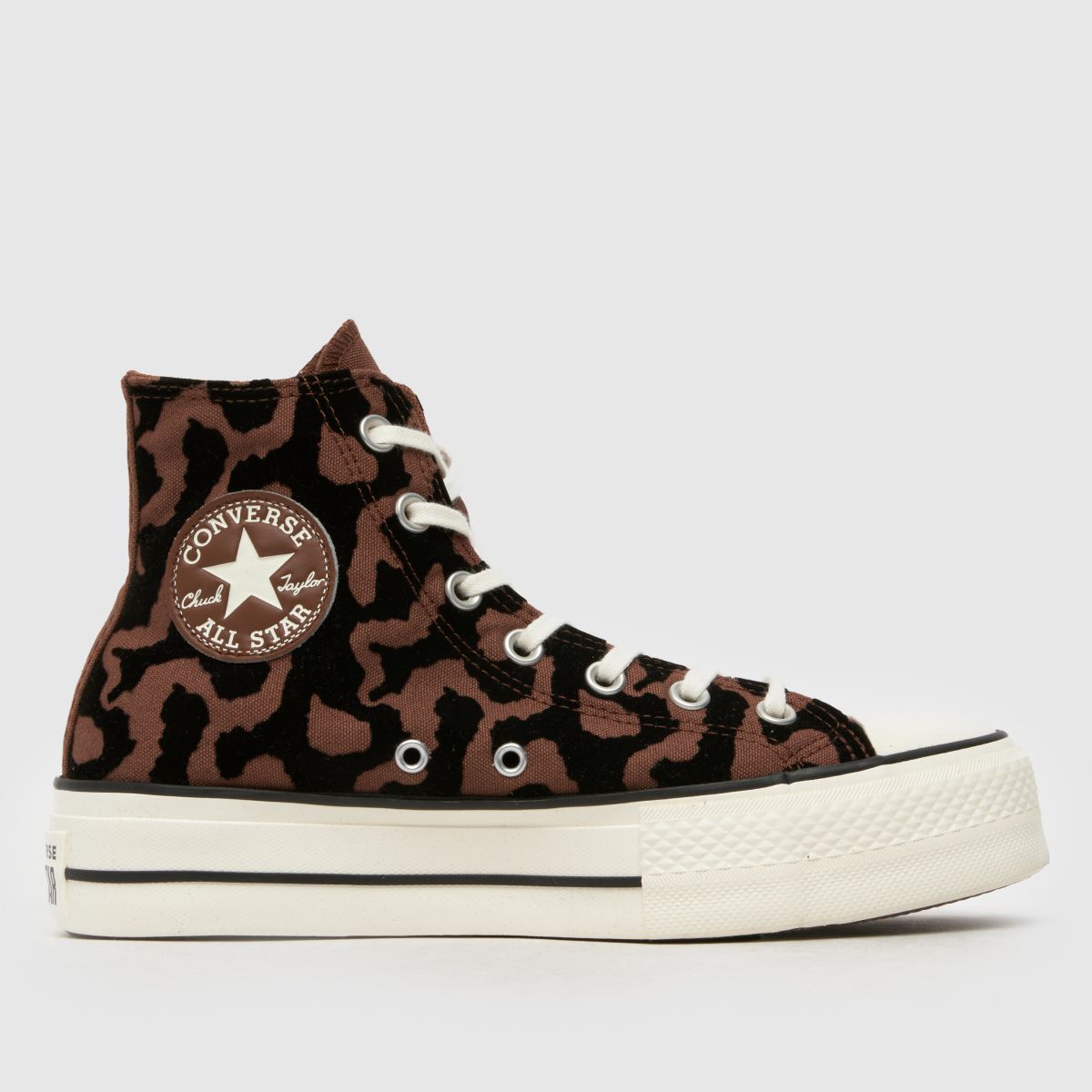 Converse All Star Lift Hi Leopárdszínű Tornacipő Barna Multiszínű
