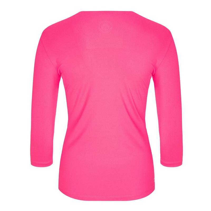 BIDI BADU Ariana Tech V-Neck Longsleeve Tennisshirt Damen