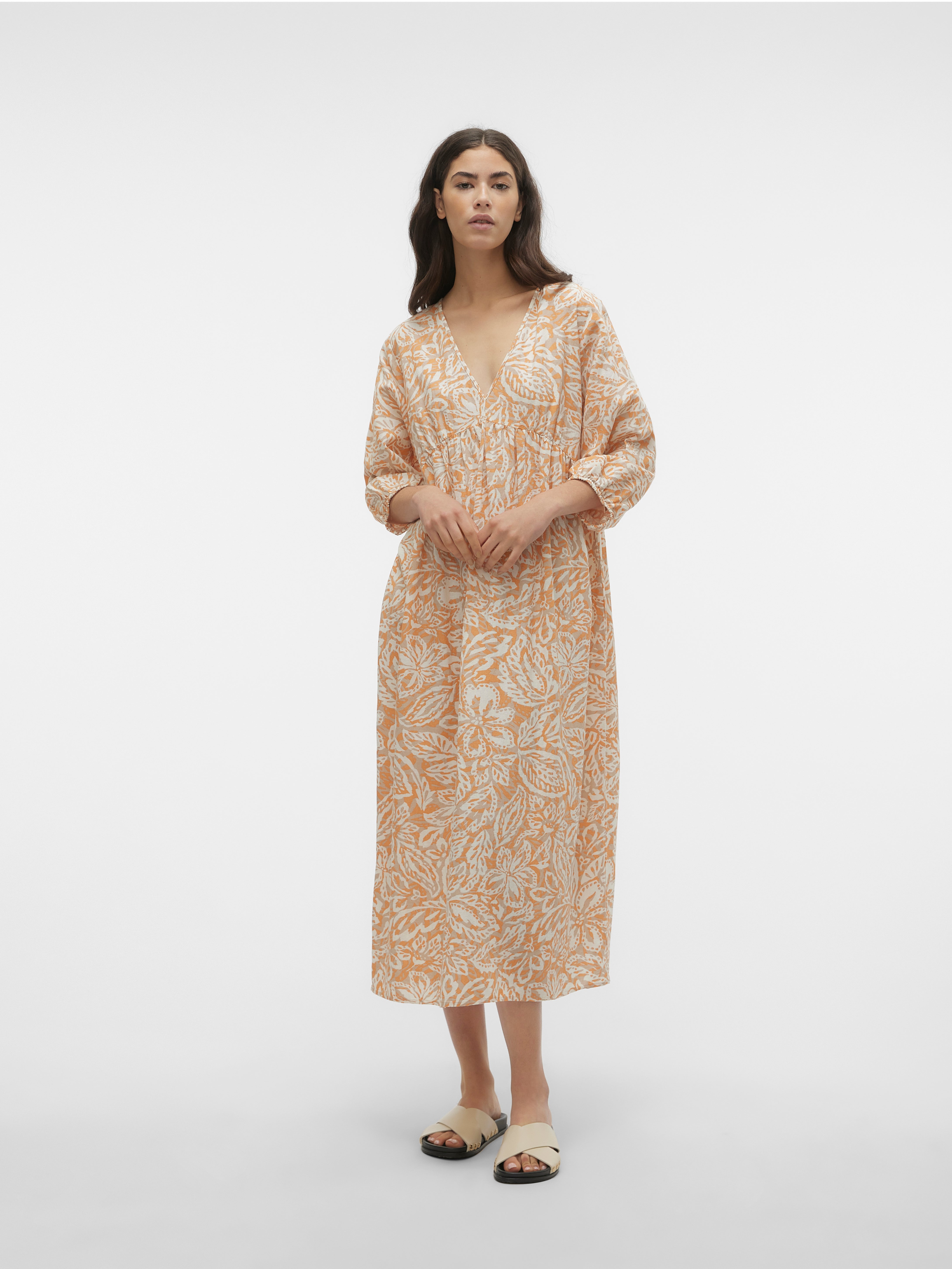 VMNETHE Langes Kleid