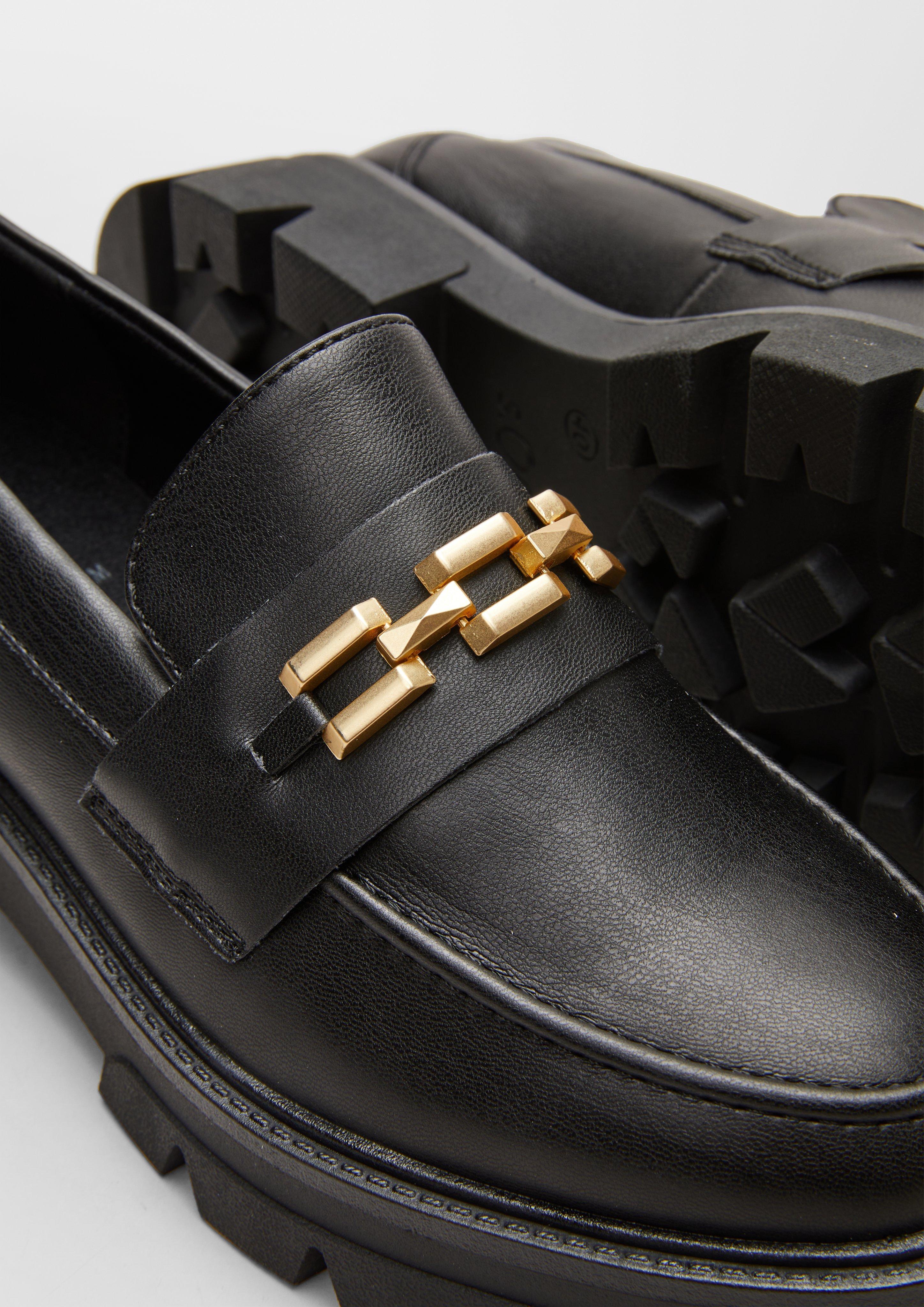 Chunky Slipper mit Schmuck-Detail  6007335-001