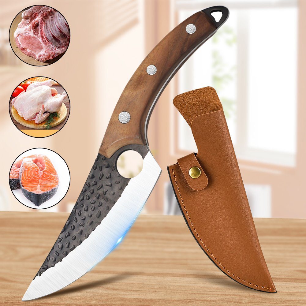 MDHAND Allzweckmesser Professionelles Küchenmesser Ausbeinmesser, 27CM