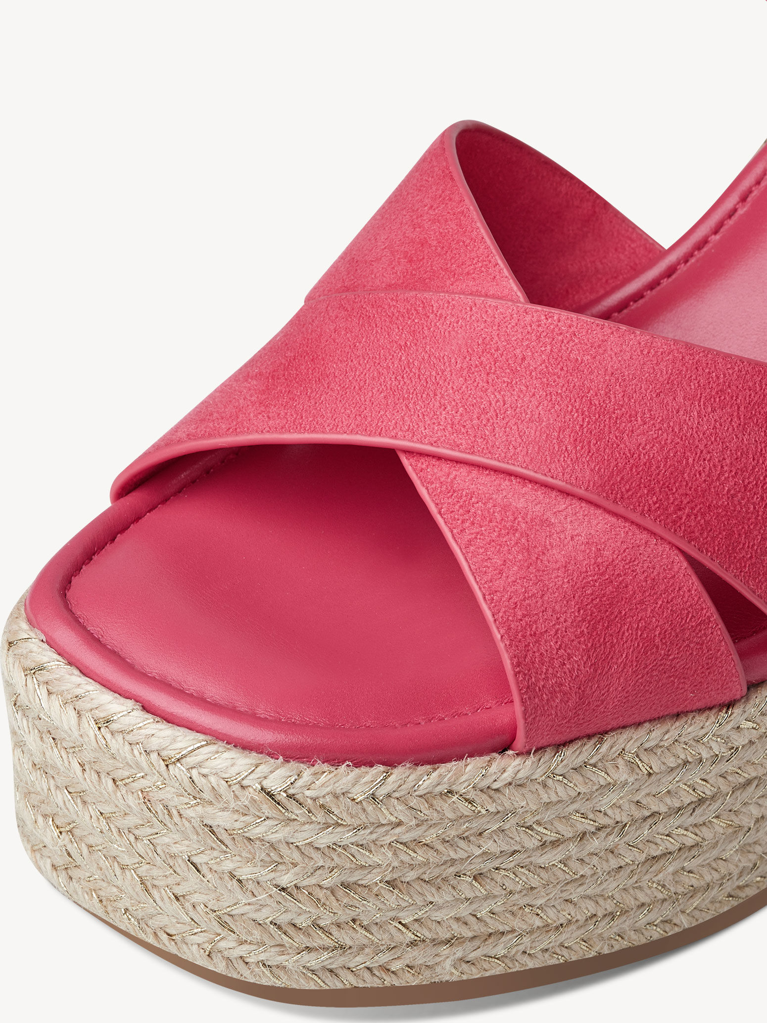 Sandale à talon - rose fuchsia