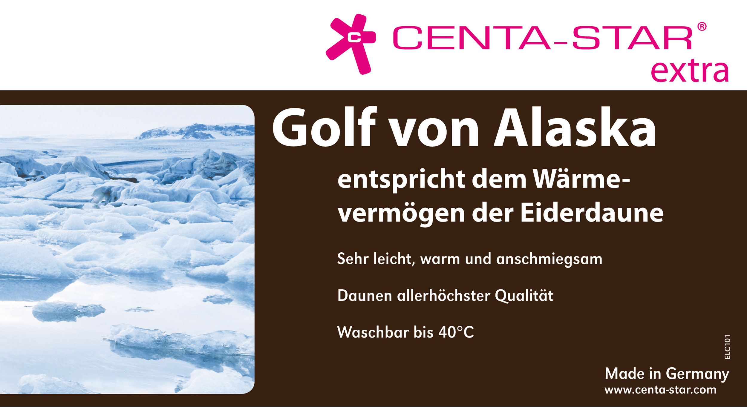 CENTA-STARDaunen-Kopfkissen 600g