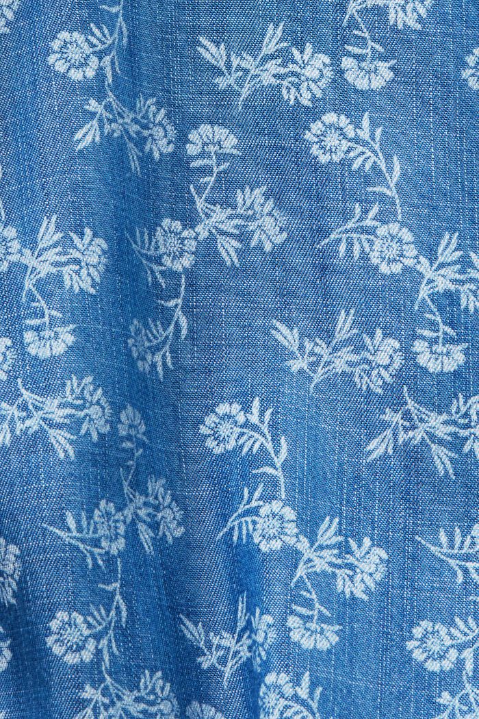 Gemusterte Chambray-Bluse, TENCEL™