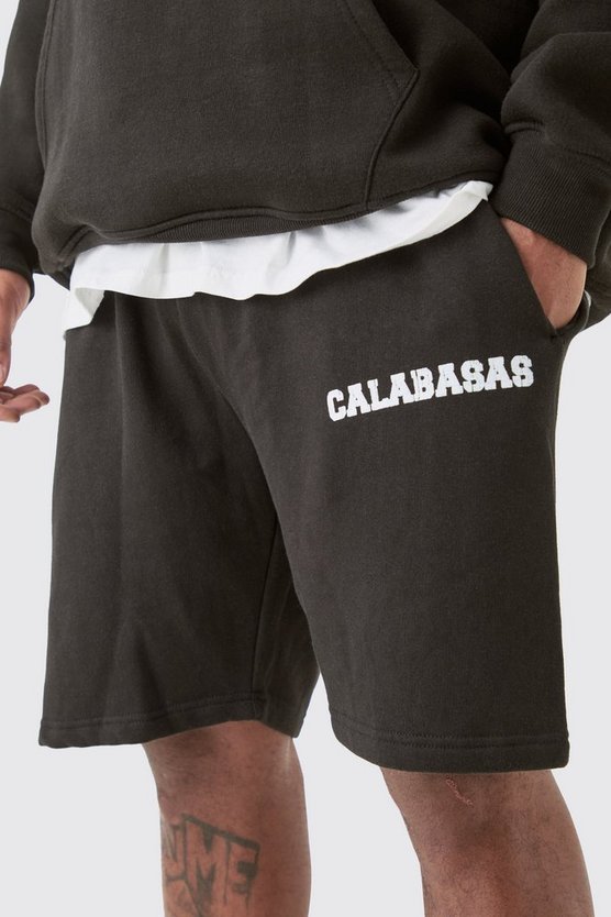 Plus lockere Jersey-Shorts