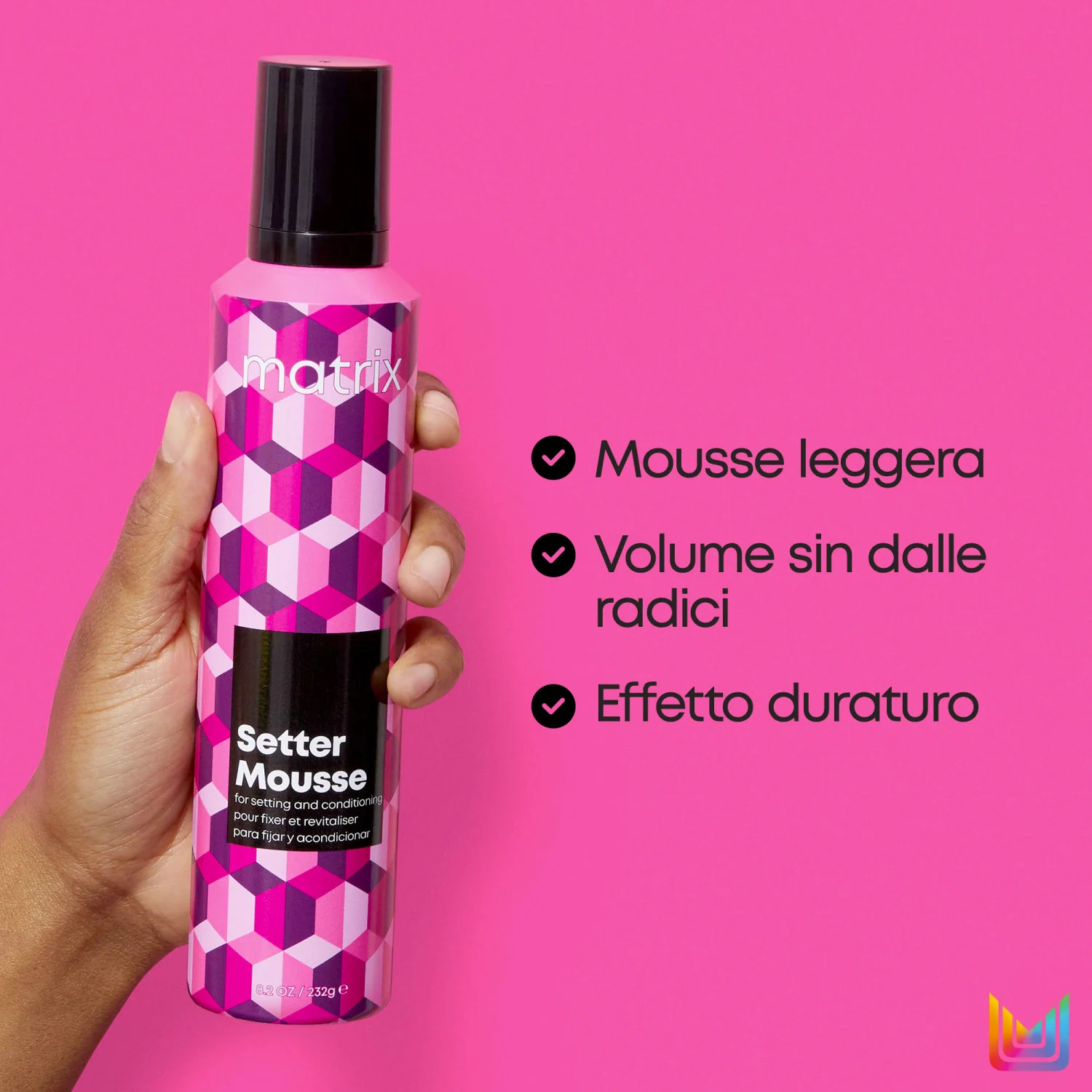 Styling Setter Mousse - Pena na objem