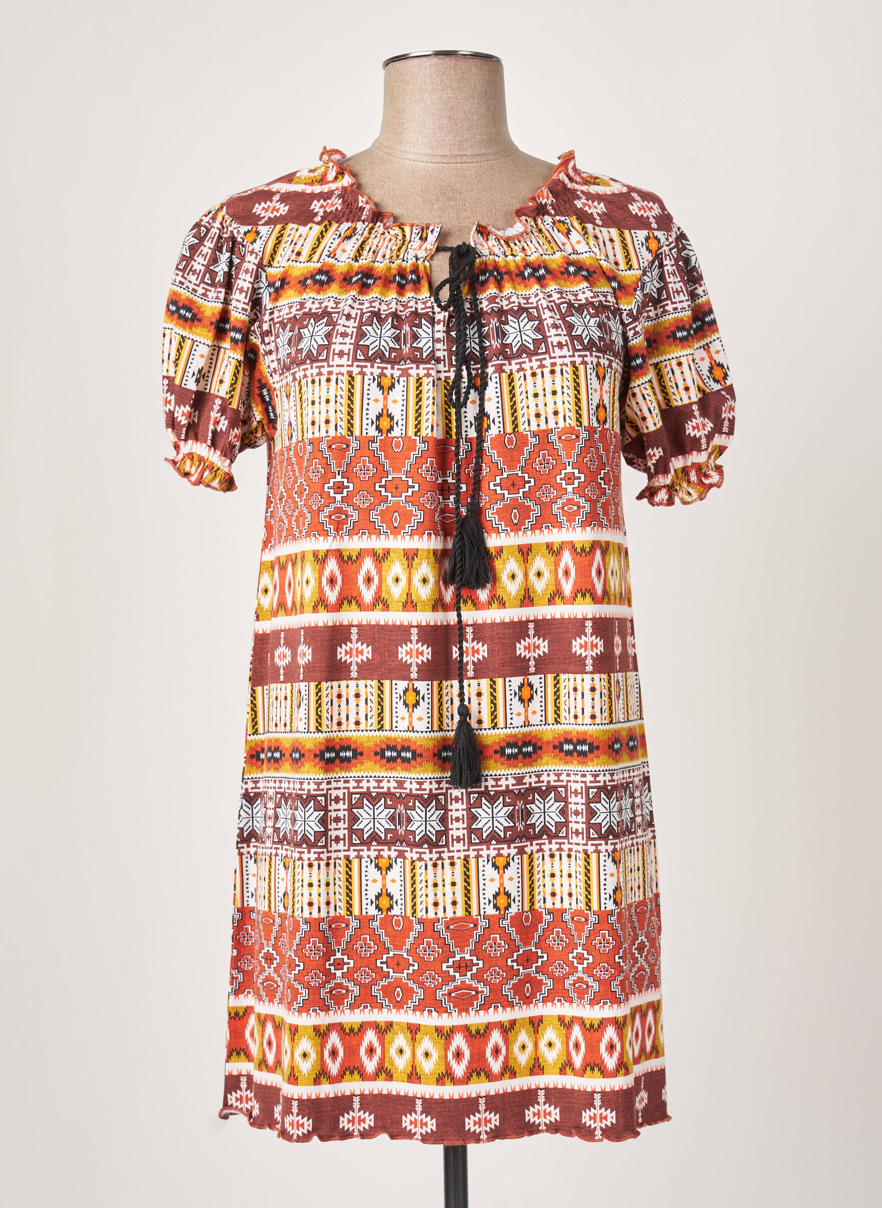 Hajo Tuniquemanchecourte Femme couleur orange