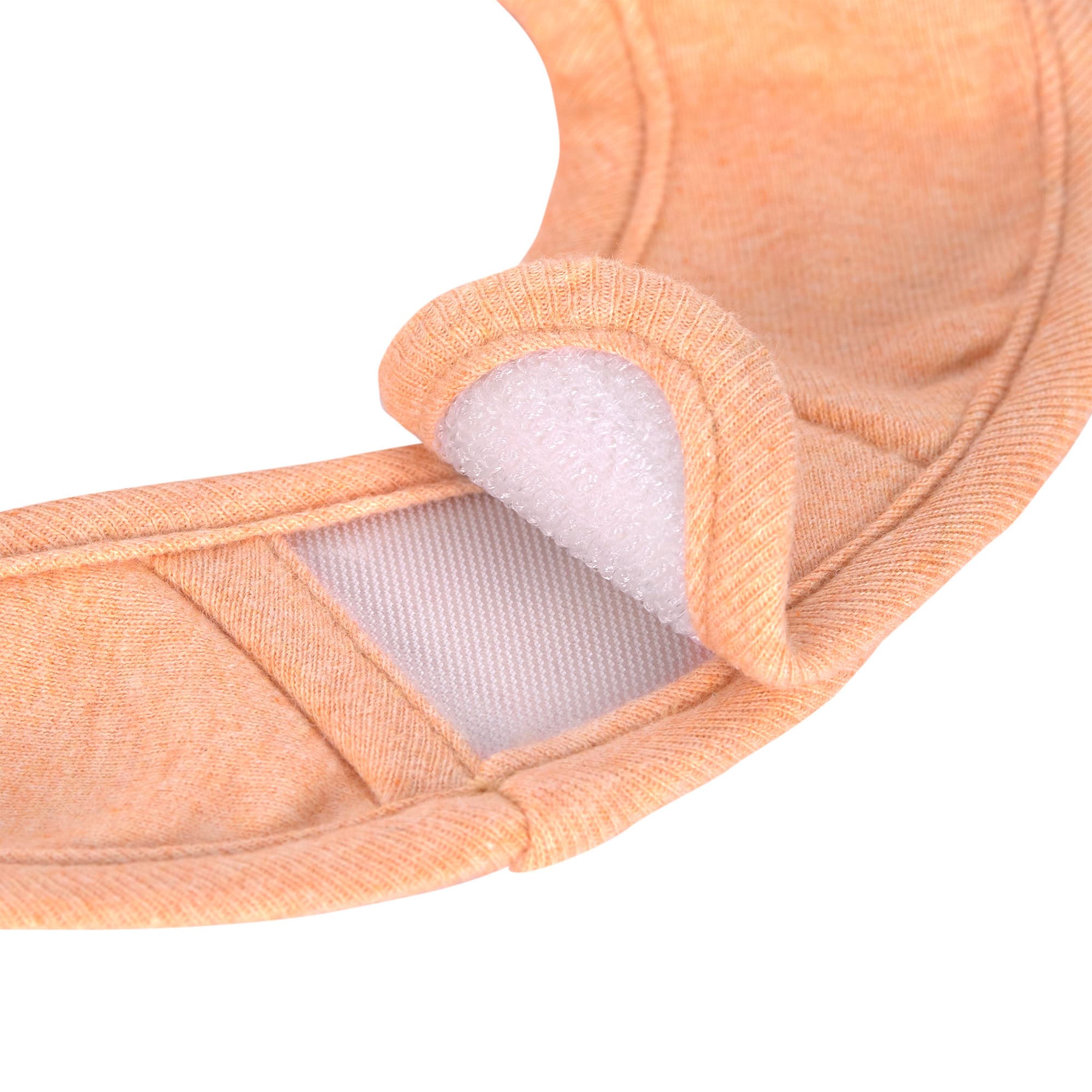 Spucklätzchen 3er Set - Baumwolle (bio), Apricot Hellgrau Beige