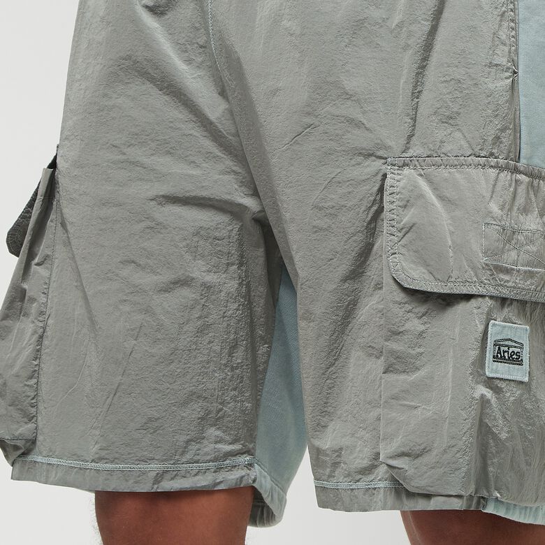 Aries Nylon Hybrid Sweatshort grey/blue