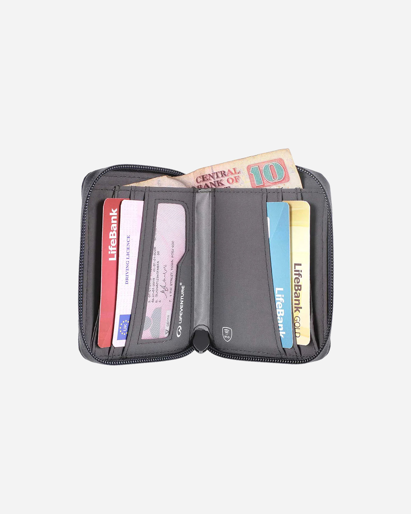 Lifeventure RFID Bi-fold Portfel Plecak Akcesorium 68721