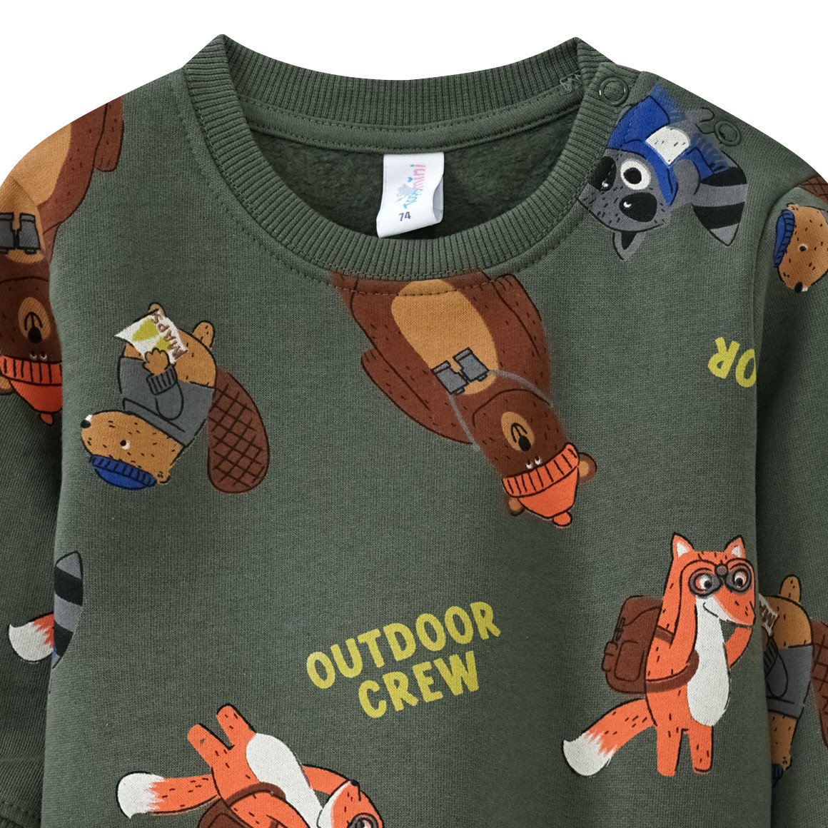 Baby Sweatshirt mit Allover-Print